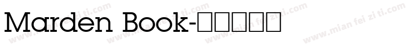 Marden Book字体转换